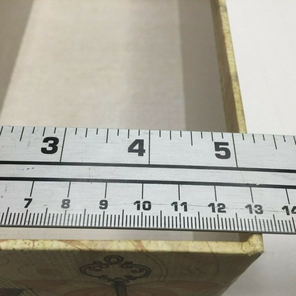 Organizing Essentials Decorative Storage Trinket Box Butterfly Key 11x5.5x4 - Picture 9 of 10